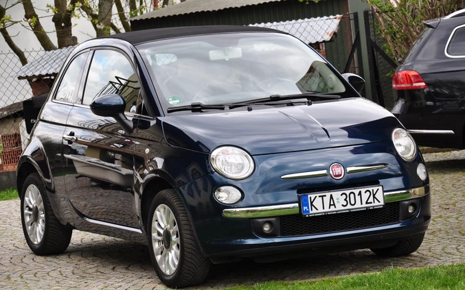 Fiat 500 cena 27500 przebieg: 90000, rok produkcji 2012 z Tarnów małe 781